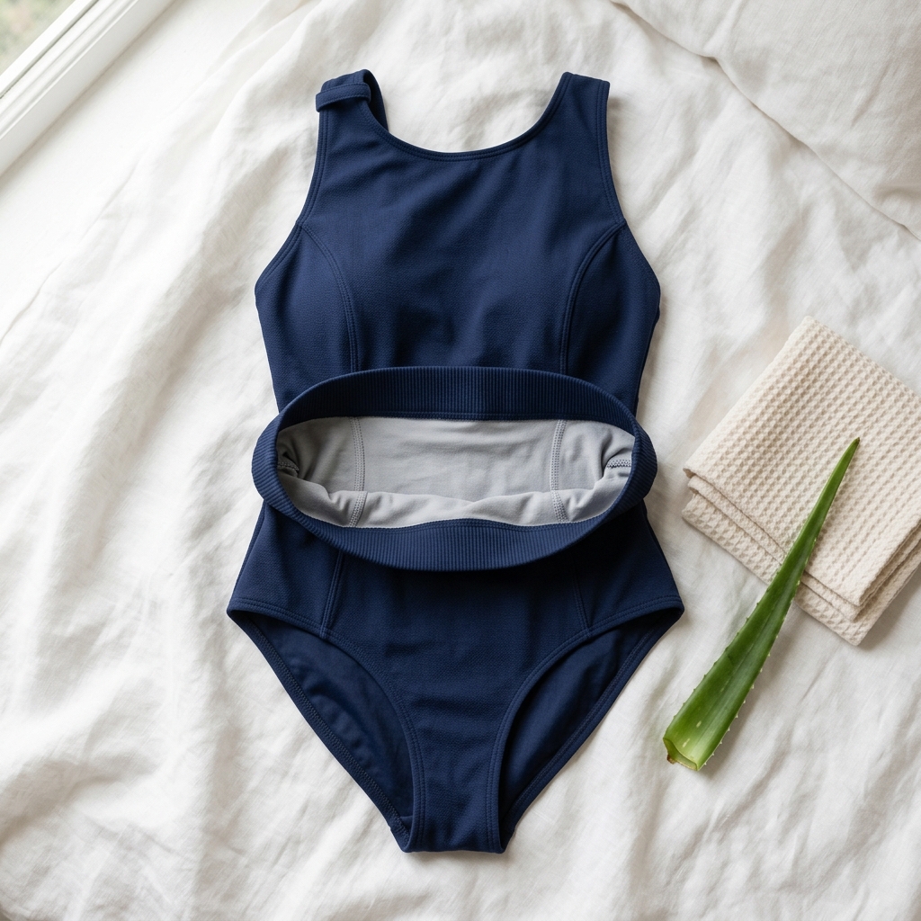 Maillot gainant cicatrice césarienne : confort - illustration