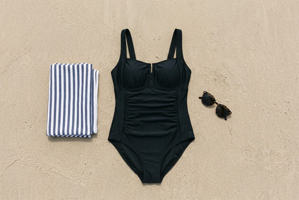 Maillot de bain gainant qui ne remonte pas - illustration
